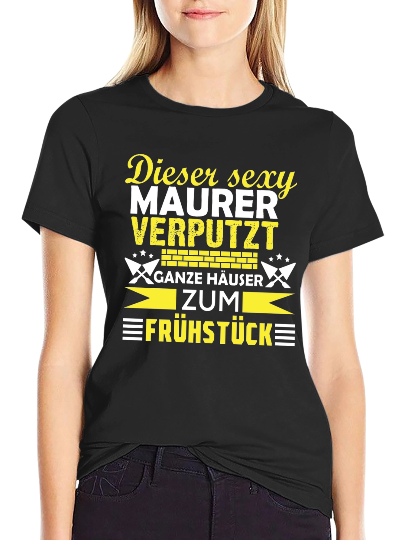 Sexy Bricklayer T-Shirt - Funny Maurer Beruf Shirt