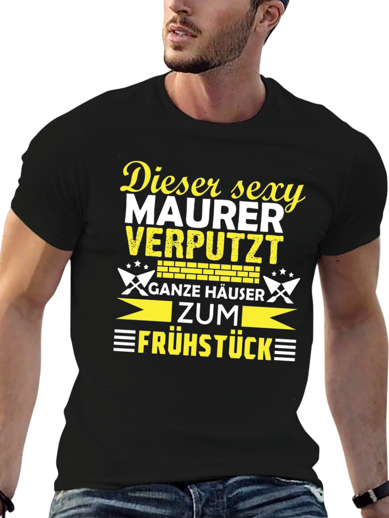 Sexy Bricklayer T-Shirt - Funny Maurer Beruf Shirt