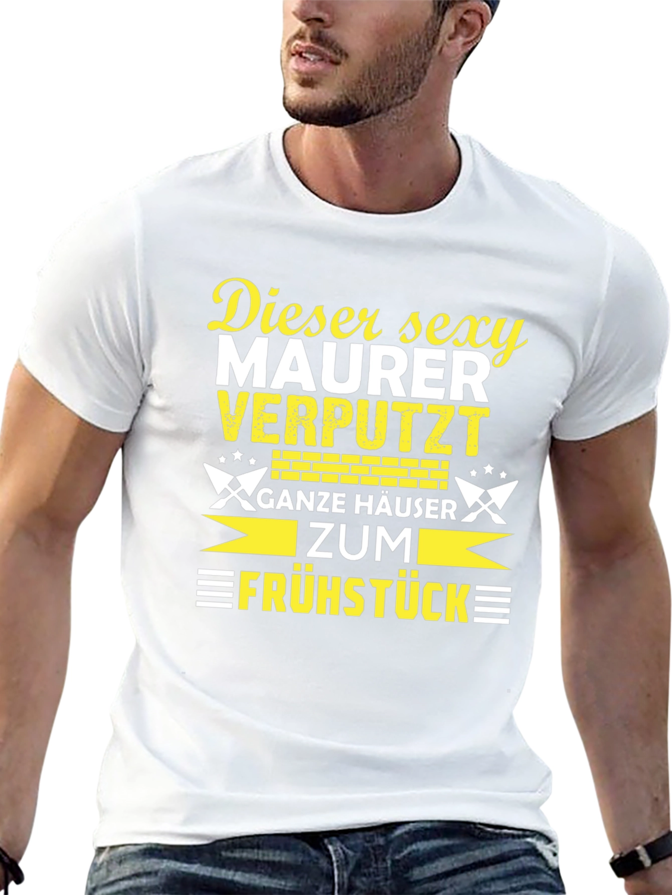 Sexy Bricklayer T-Shirt - Funny Maurer Beruf Shirt