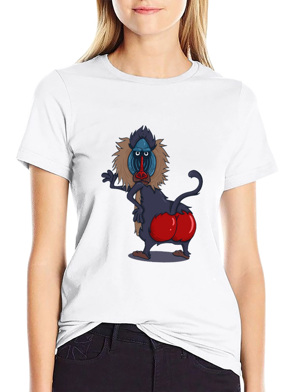 Funny Baboon T-Shirt - Cheeky Monkey Tee