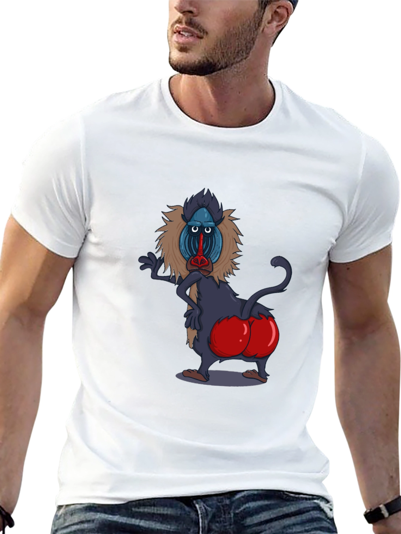 Funny Baboon T-Shirt - Cheeky Monkey Tee