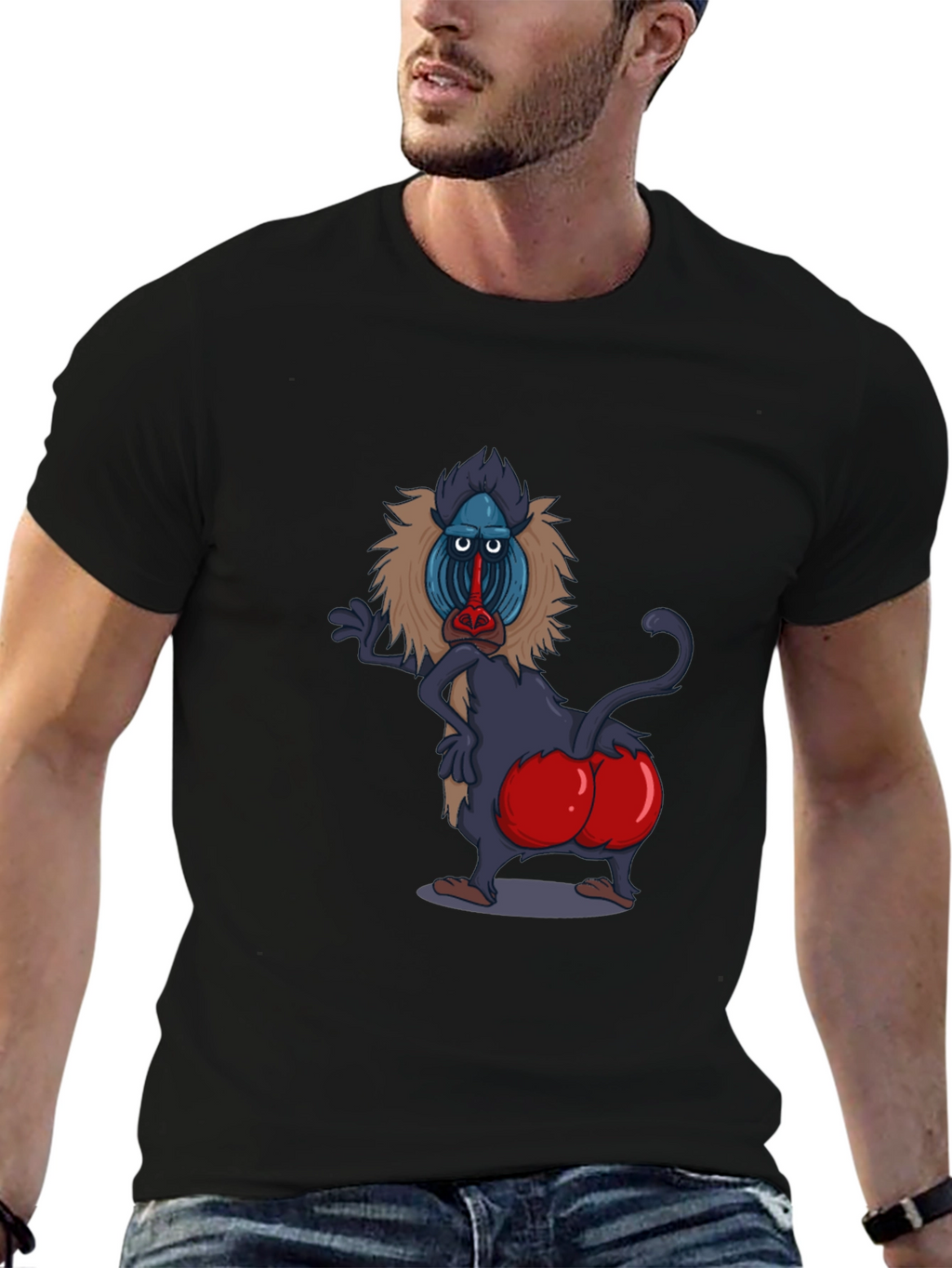 Funny Baboon T-Shirt - Cheeky Monkey Tee