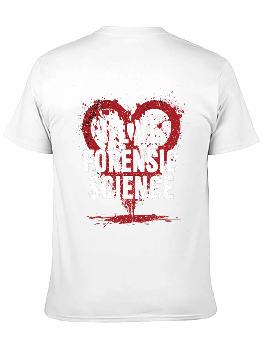 I Love Forensic Science Graphic Tee