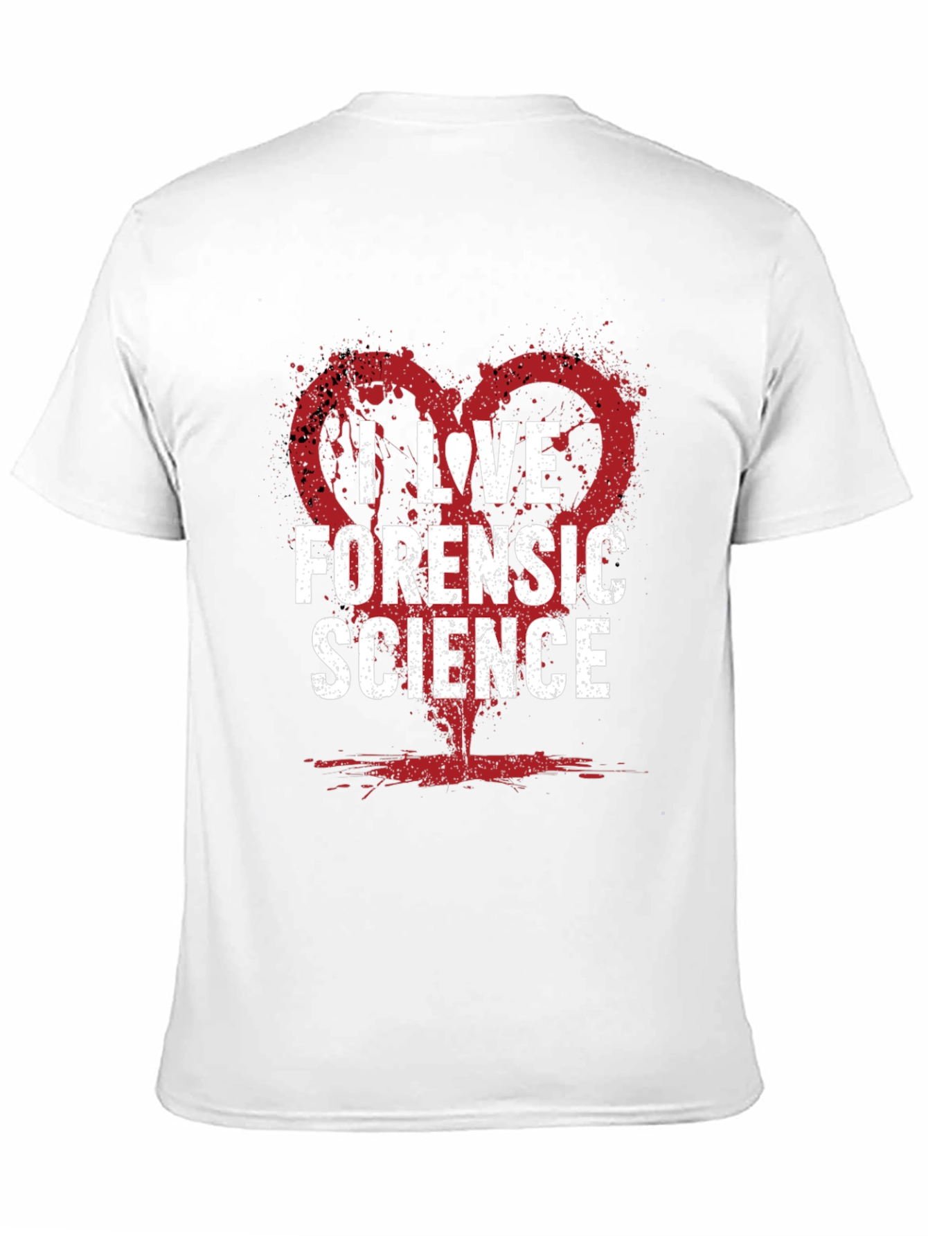 I Love Forensic Science Graphic Tee