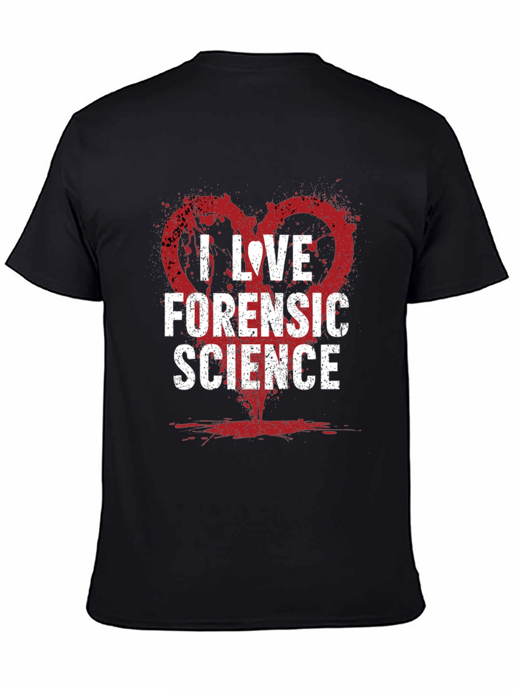 I Love Forensic Science Graphic Tee