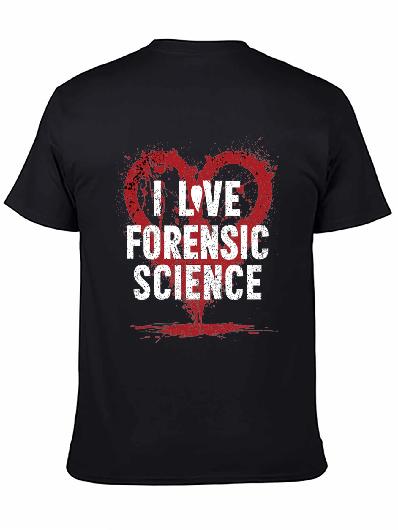 I Love Forensic Science Graphic Tee
