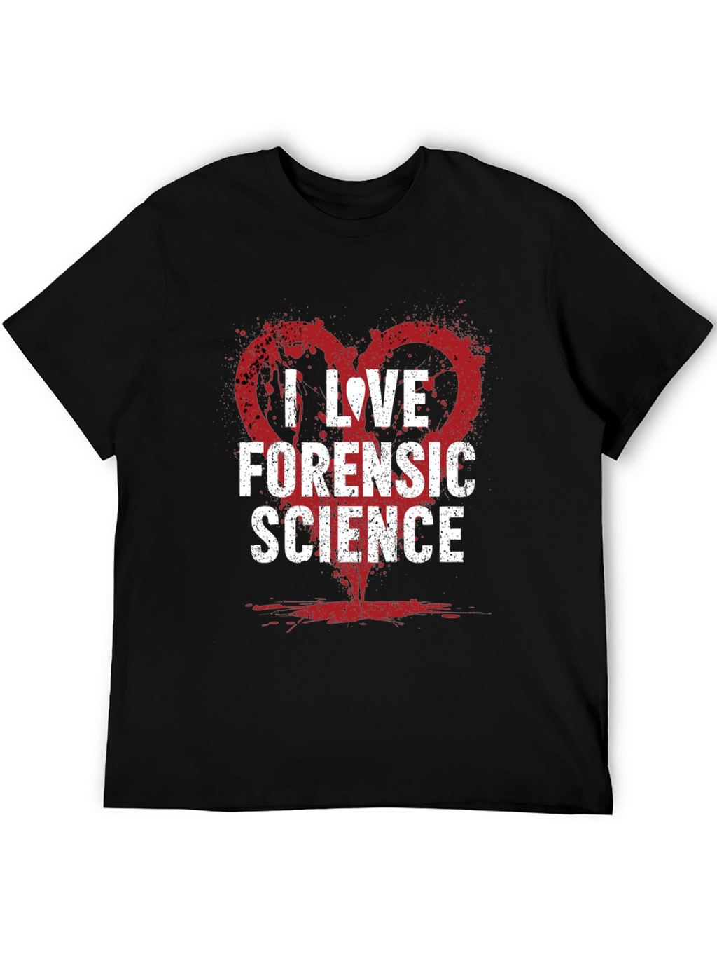 I Love Forensic Science Graphic Tee