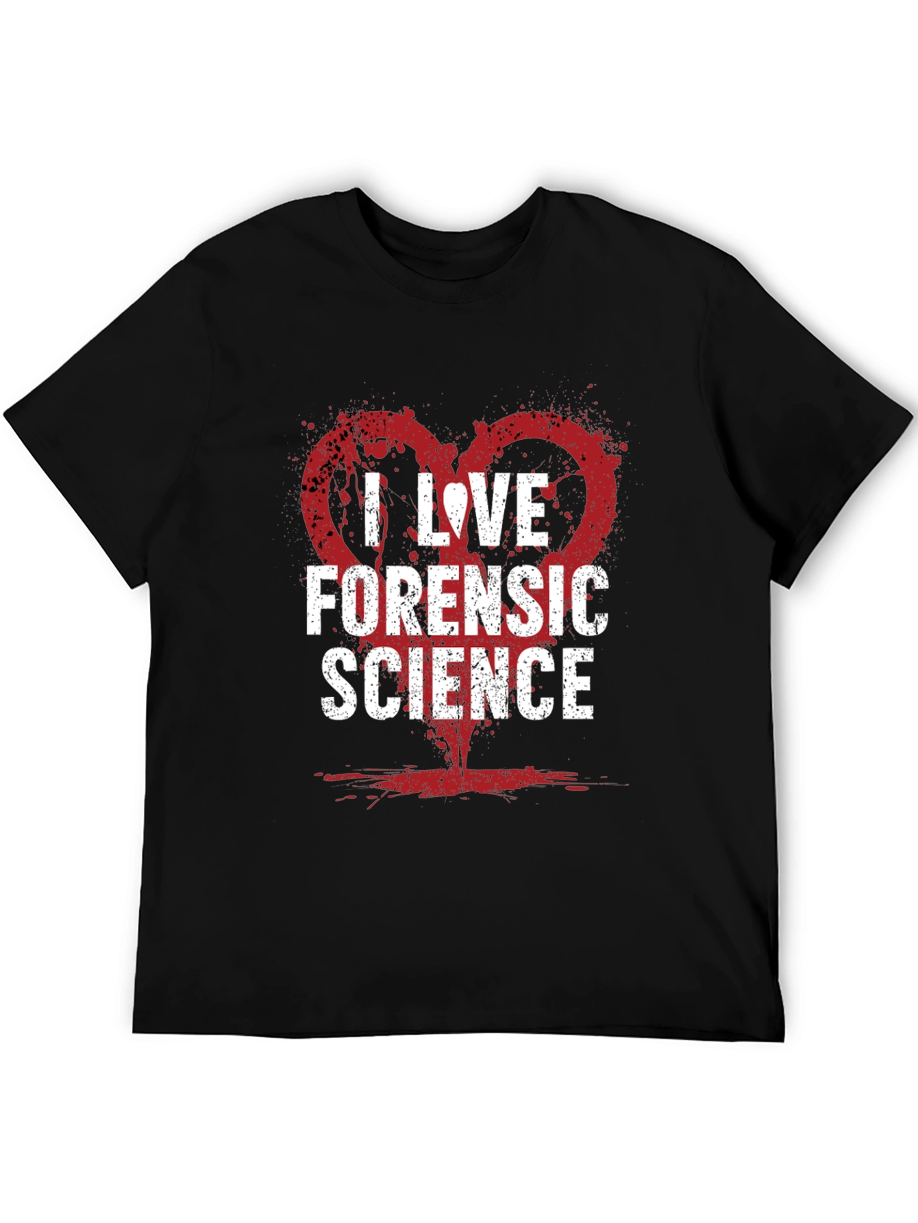 I Love Forensic Science Graphic Tee