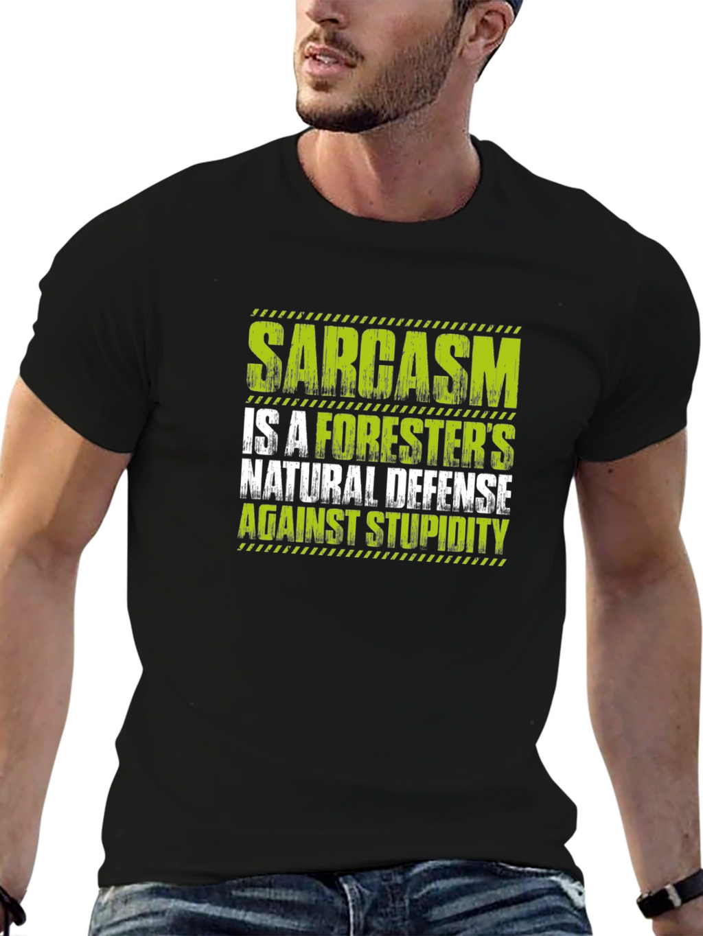 Sarcasm Foresters Natural Defense Graphic Tee