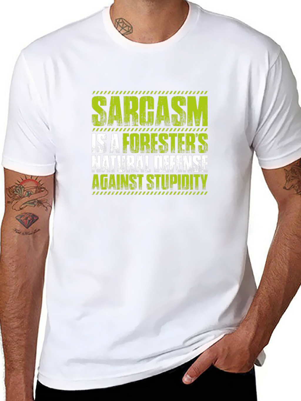 Sarcasm Foresters Natural Defense Graphic Tee