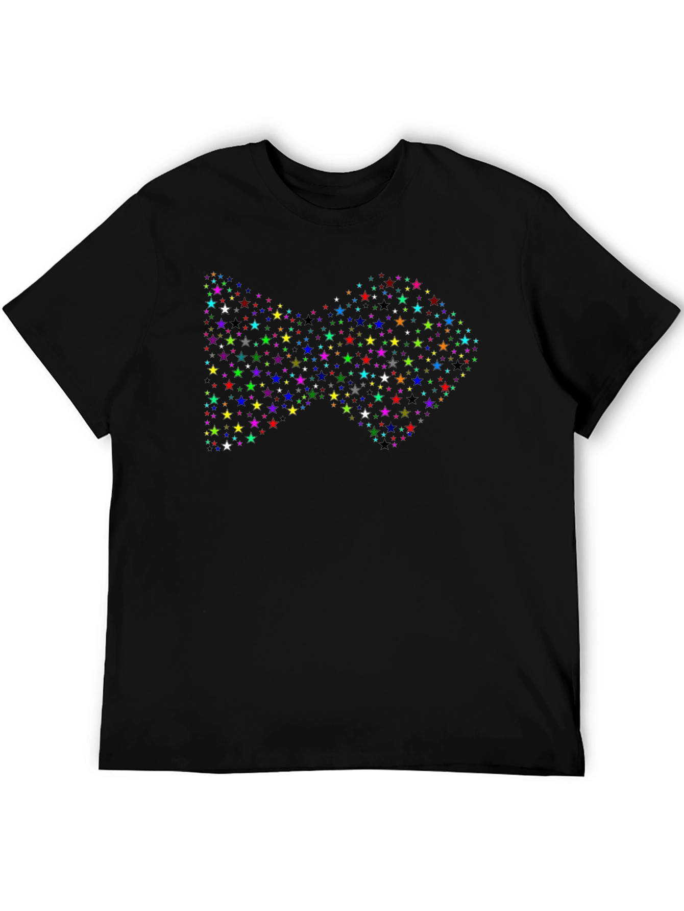 Starry Fish Graphic Black T-Shirt