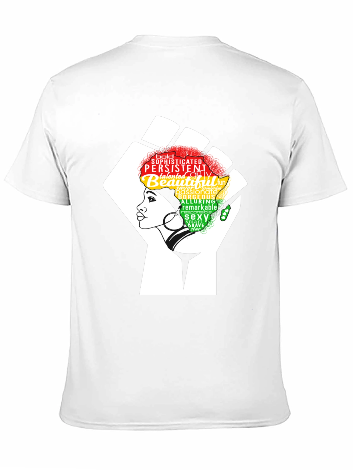 Empowered Woman Fist T-Shirt: Black Pride
