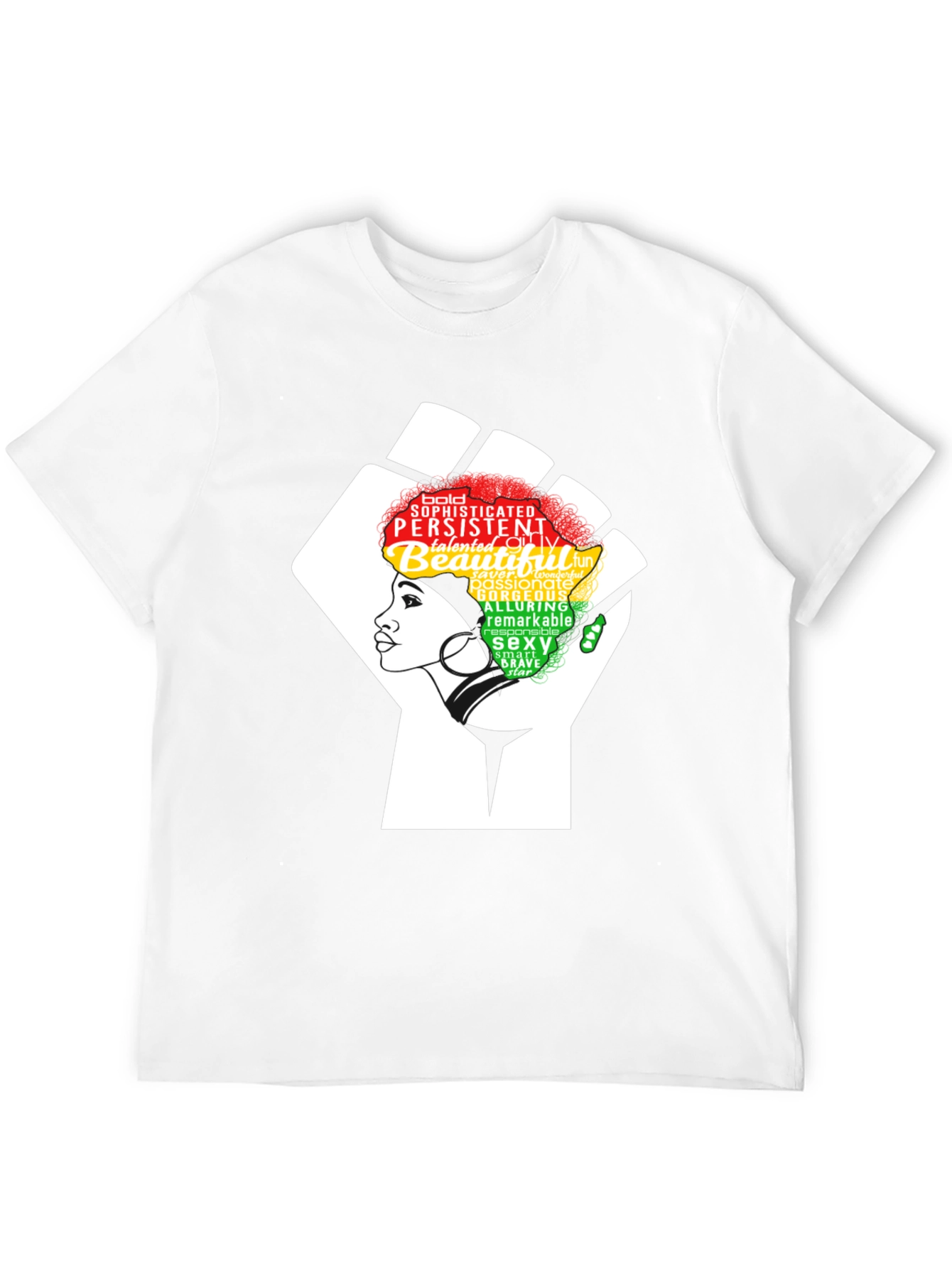 Empowered Woman Fist T-Shirt: Black Pride