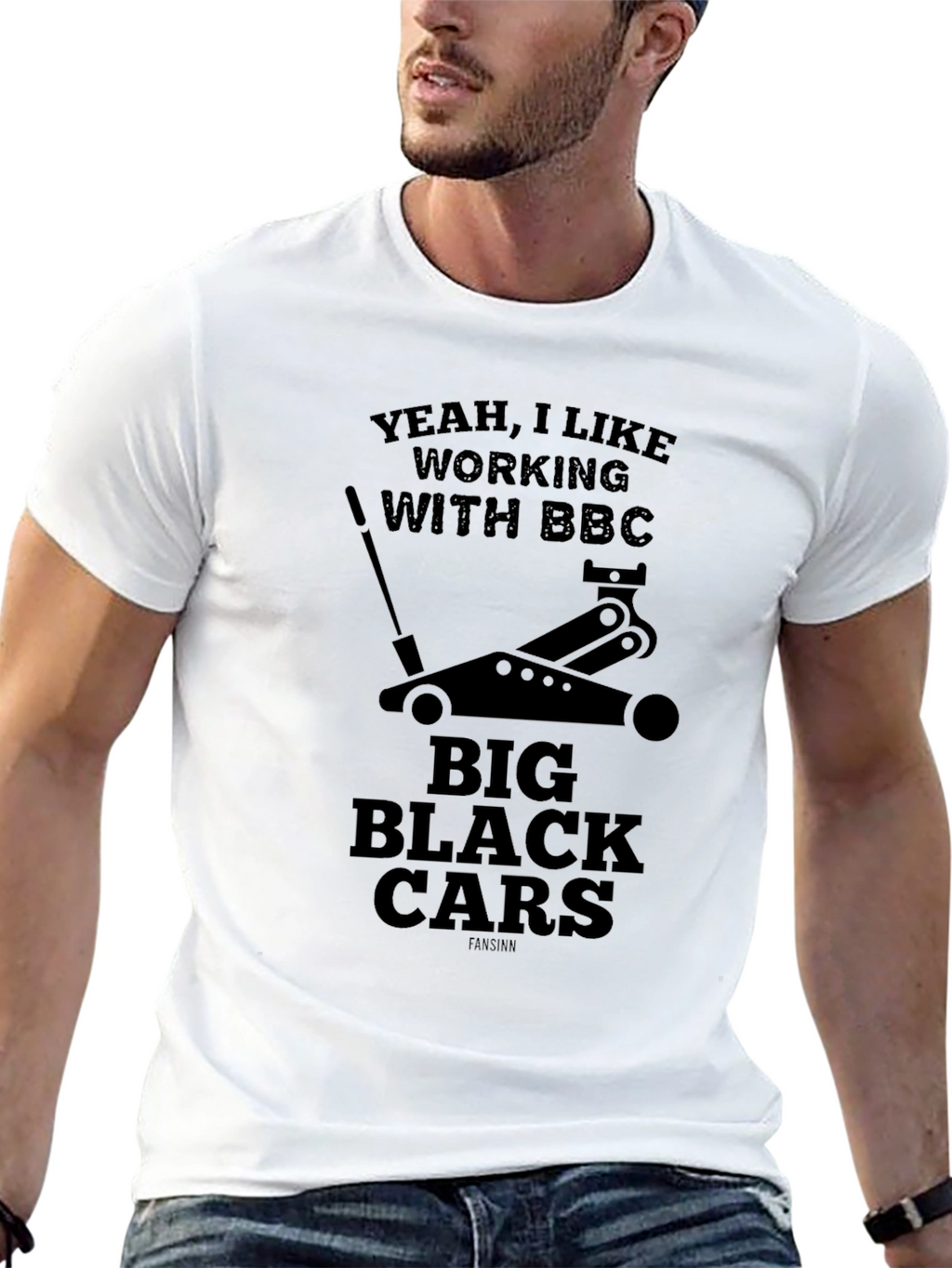 Yeah I Like Working with BBC Car T-Shirt