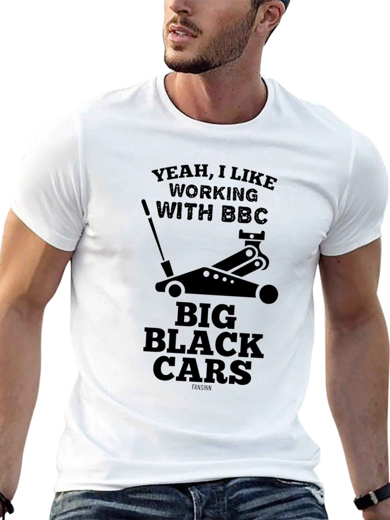 Yeah I Like Working with BBC Car T-Shirt