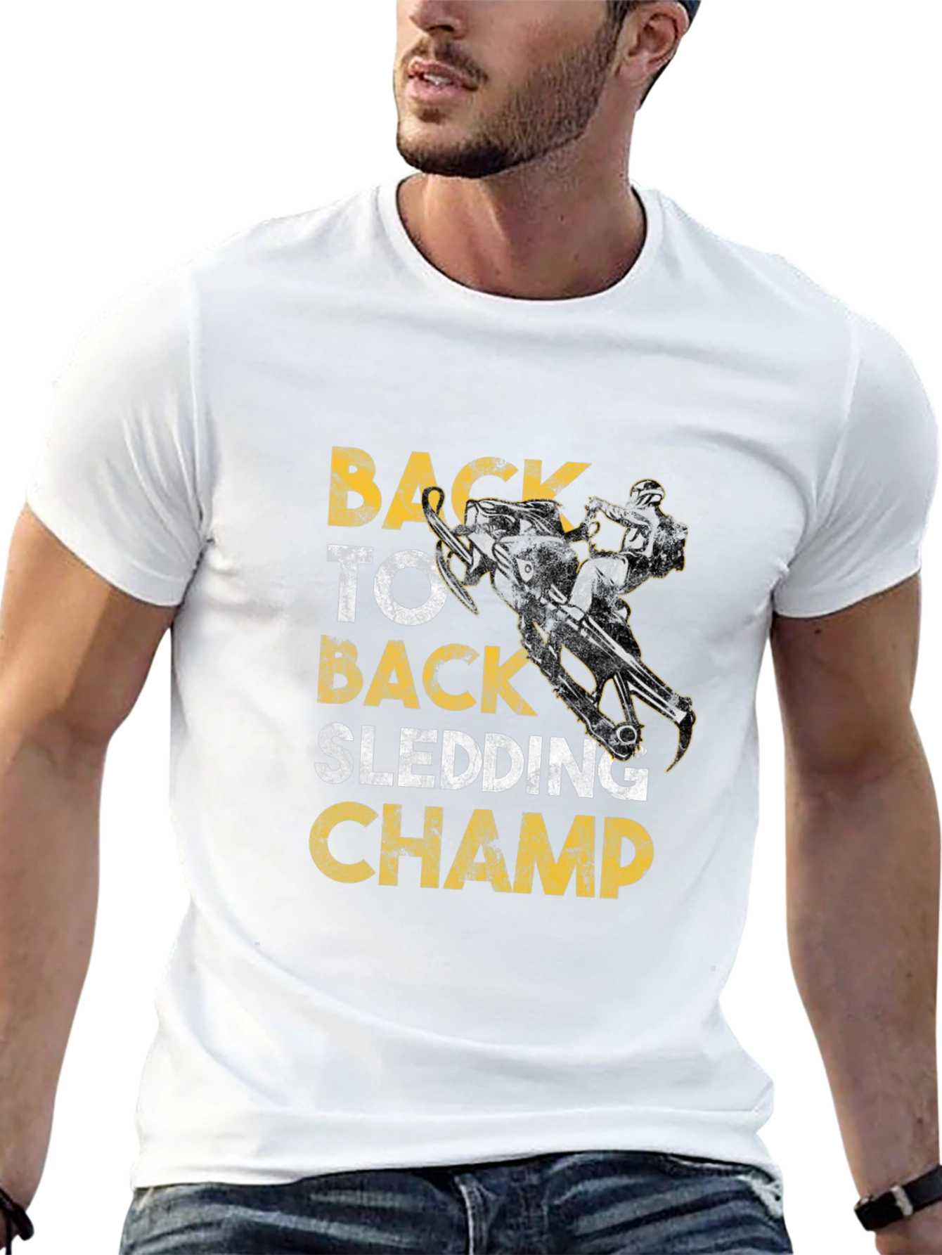 Back to Back Sledding Champ Graphic Tee