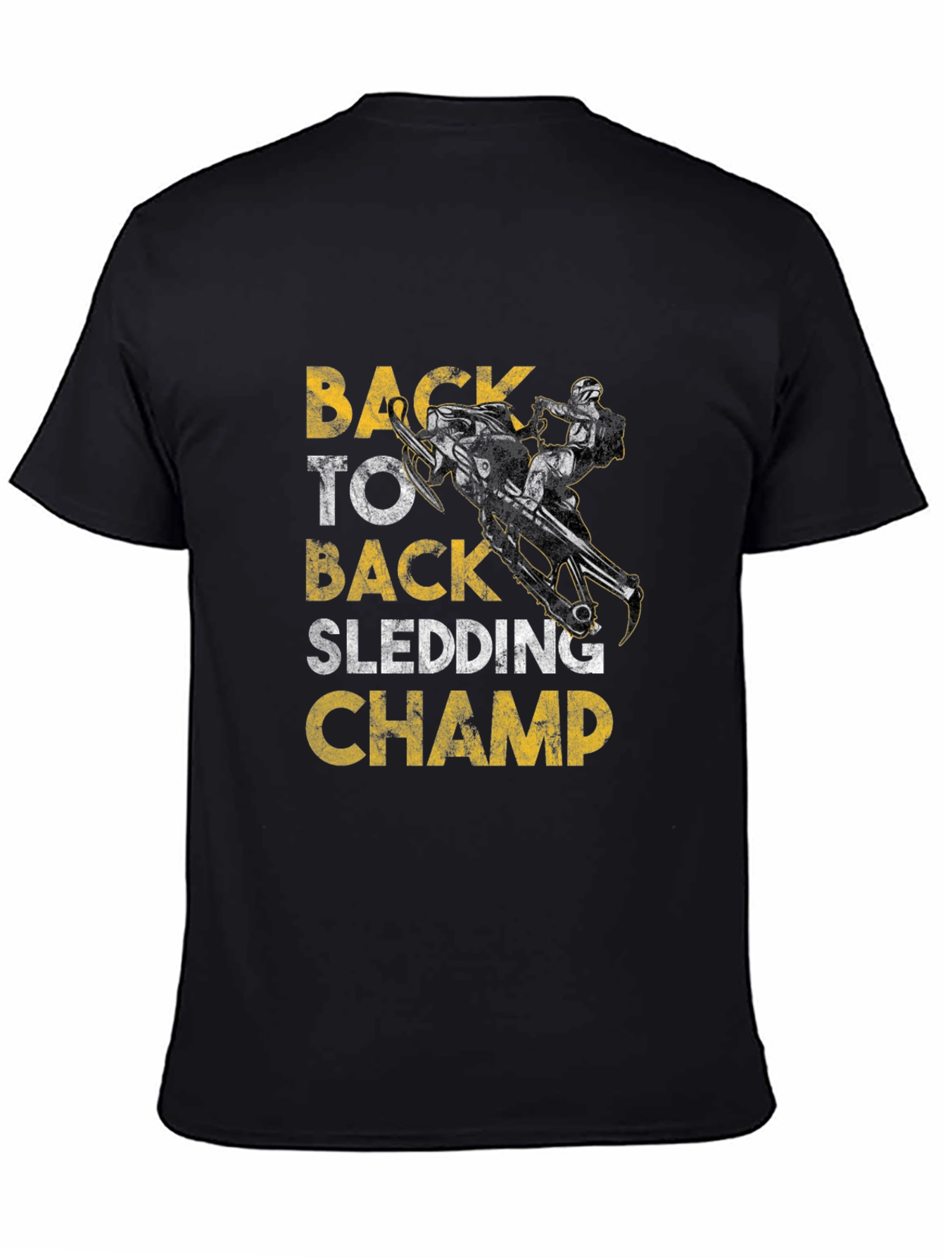 Back to Back Sledding Champ Graphic Tee