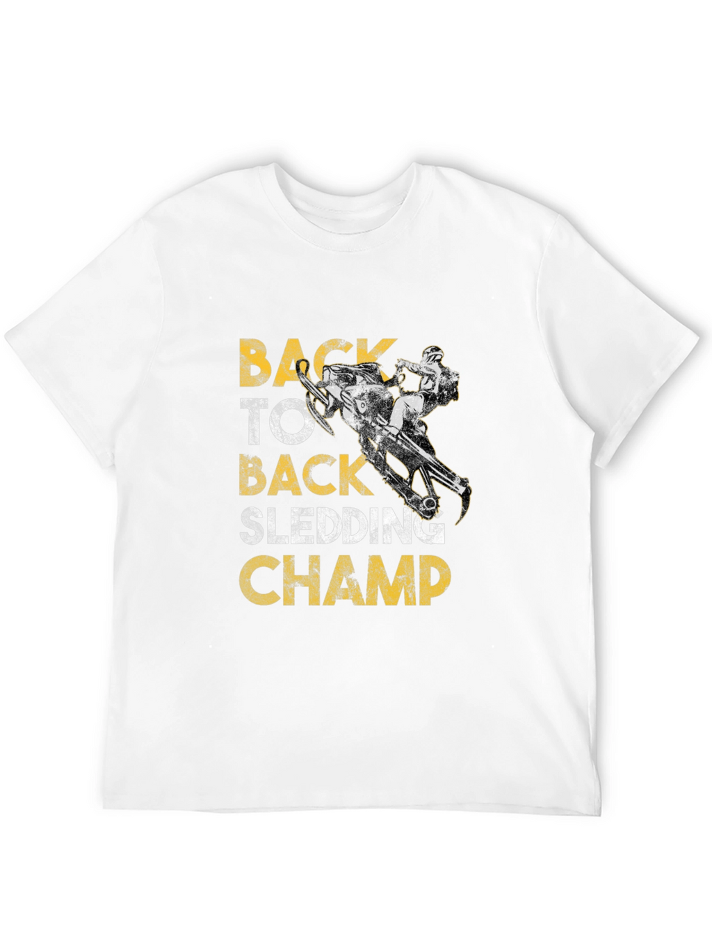 Back to Back Sledding Champ Graphic Tee