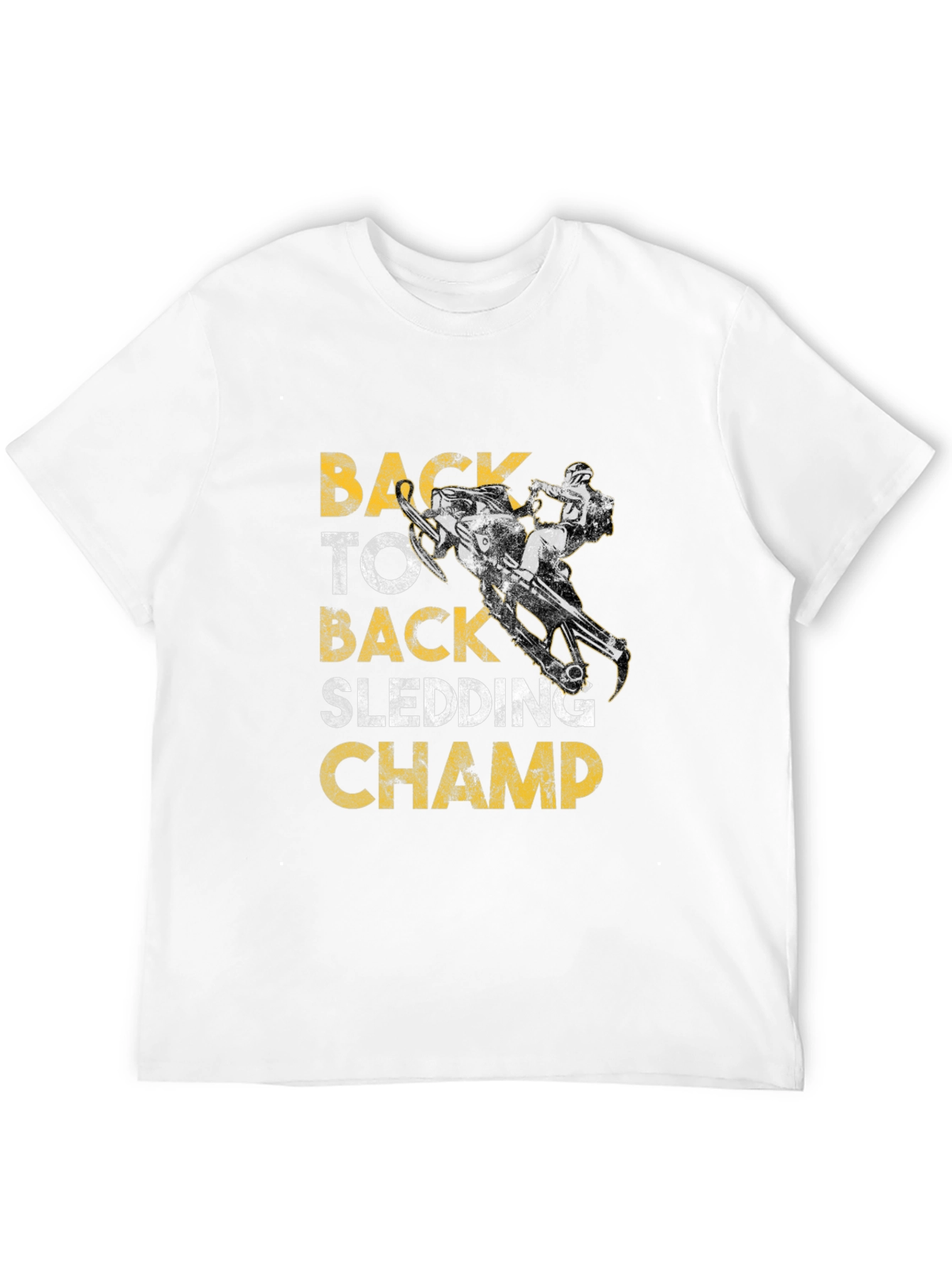 Back to Back Sledding Champ Graphic Tee