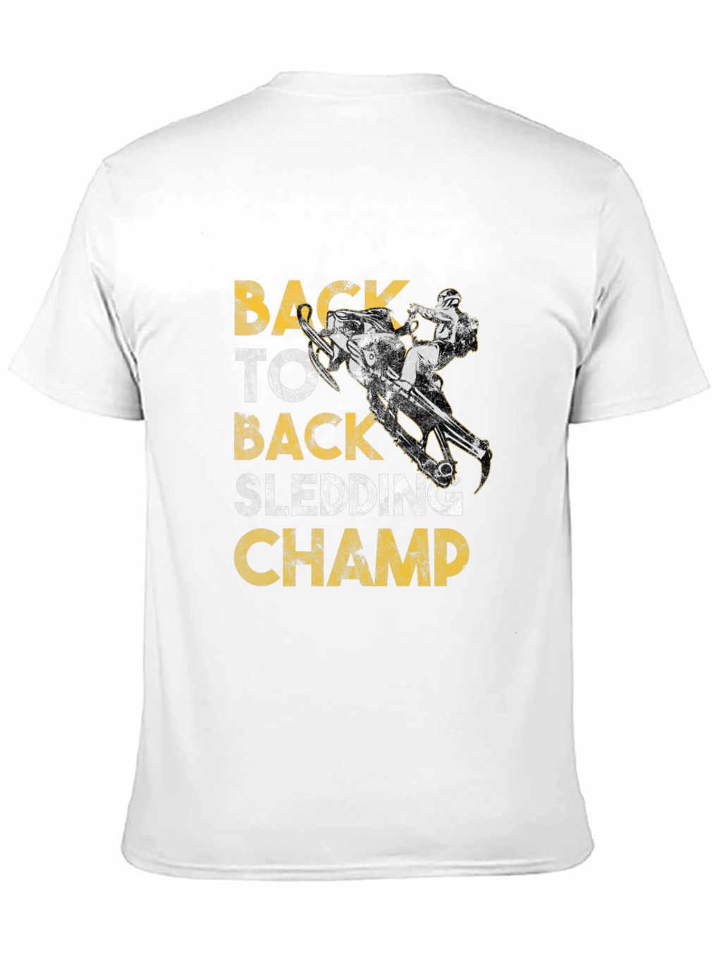 Back to Back Sledding Champ Graphic Tee