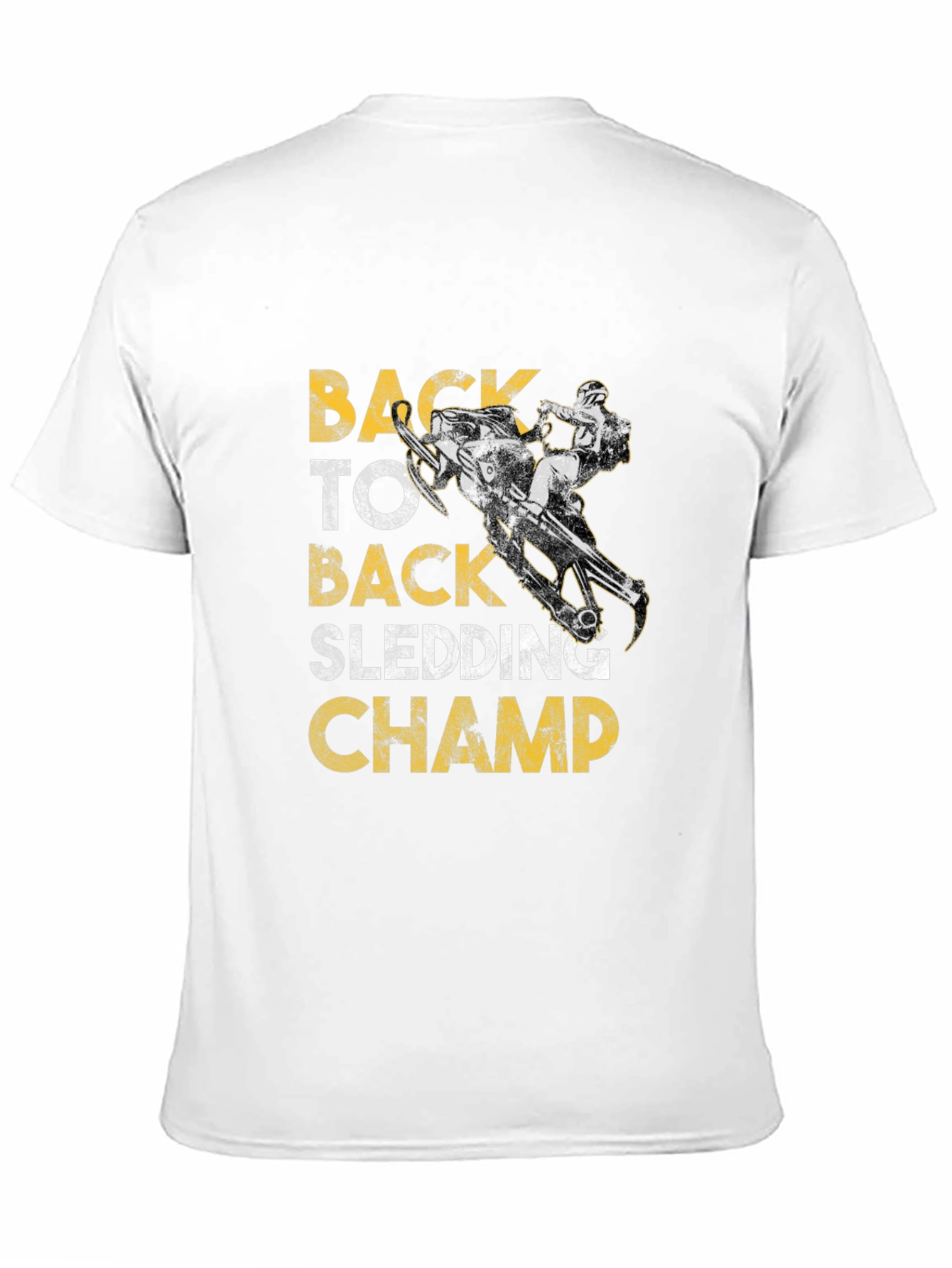 Back to Back Sledding Champ Graphic Tee