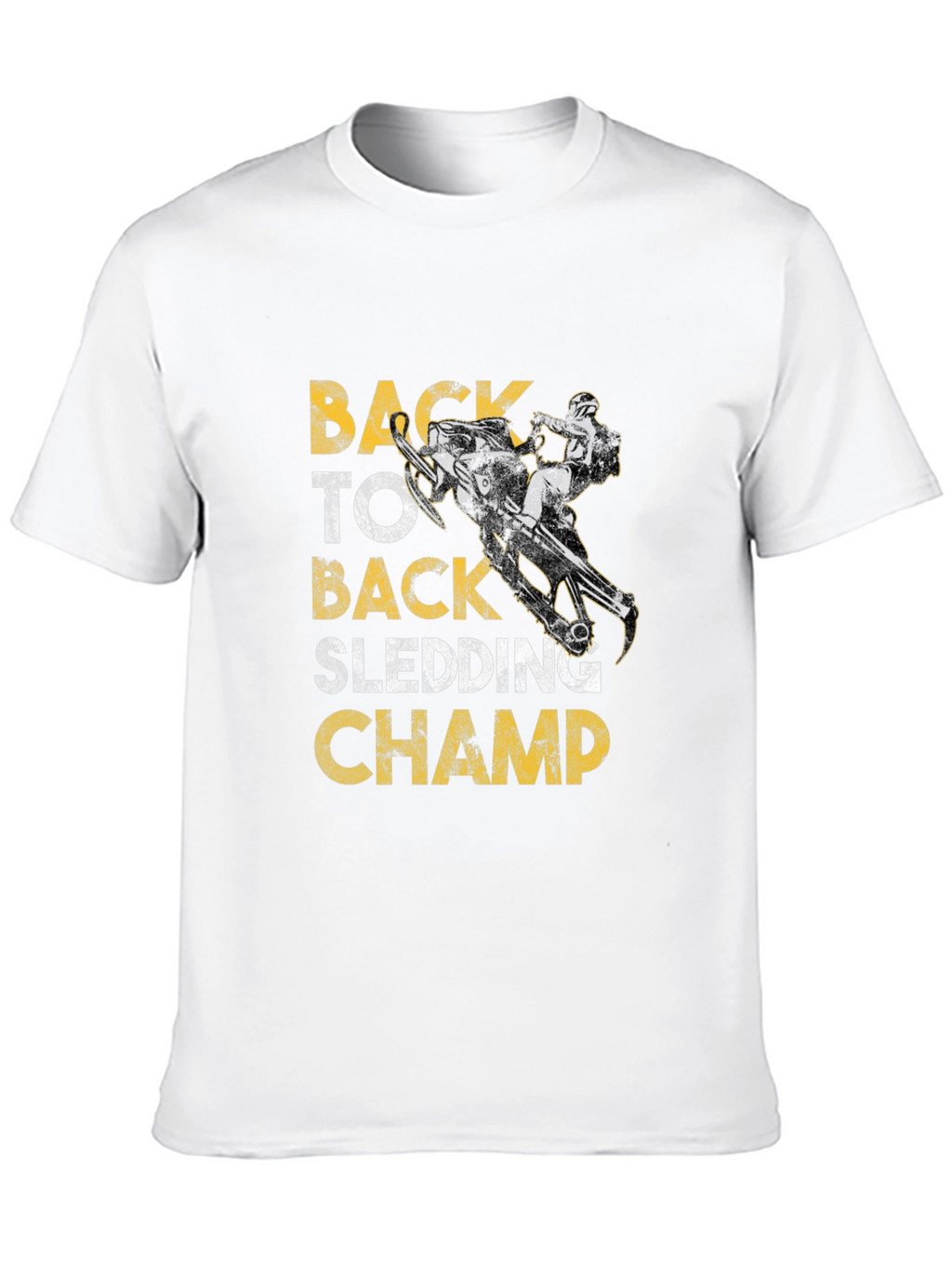 Back to Back Sledding Champ Graphic Tee