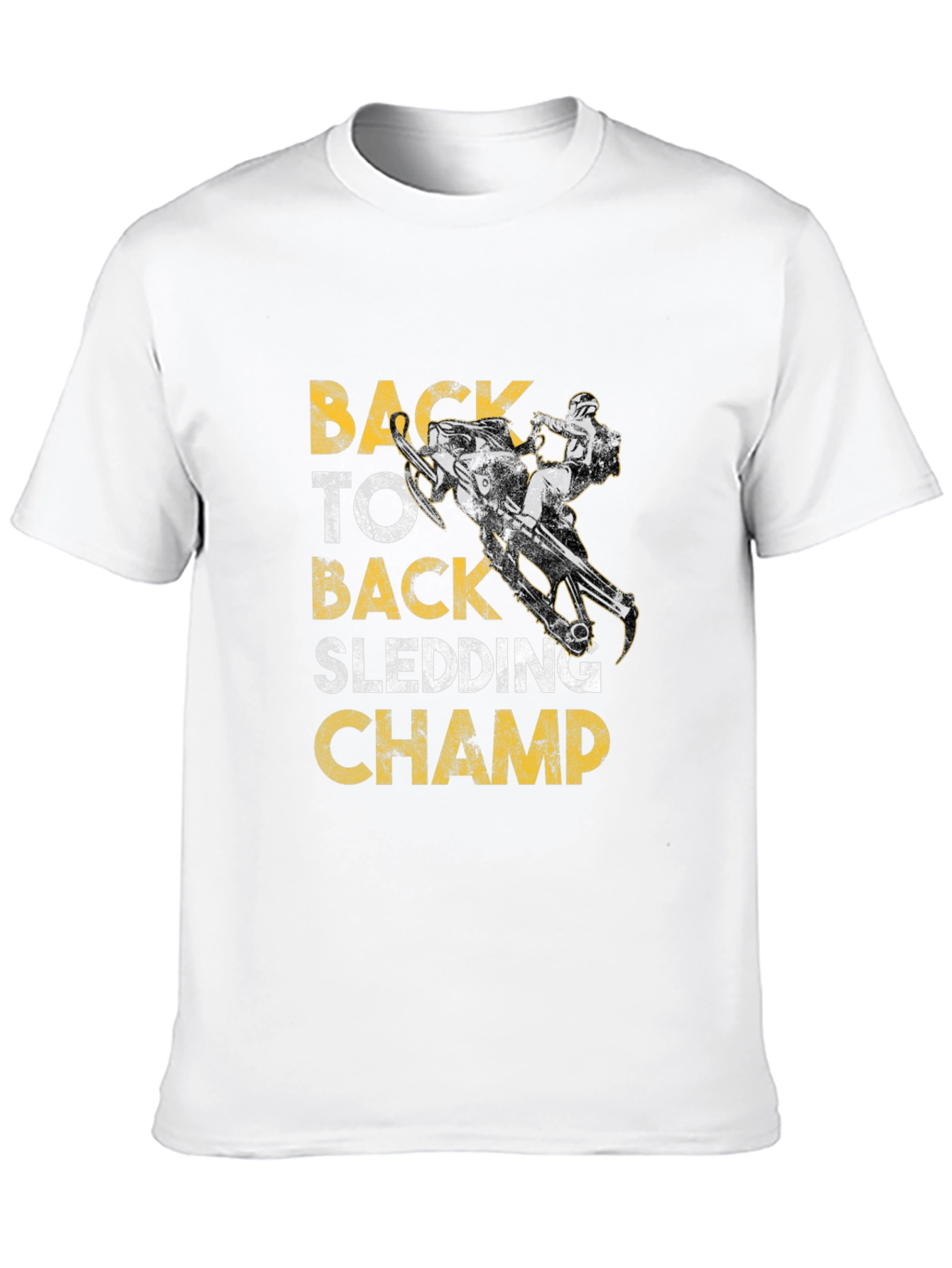 Back to Back Sledding Champ Graphic Tee