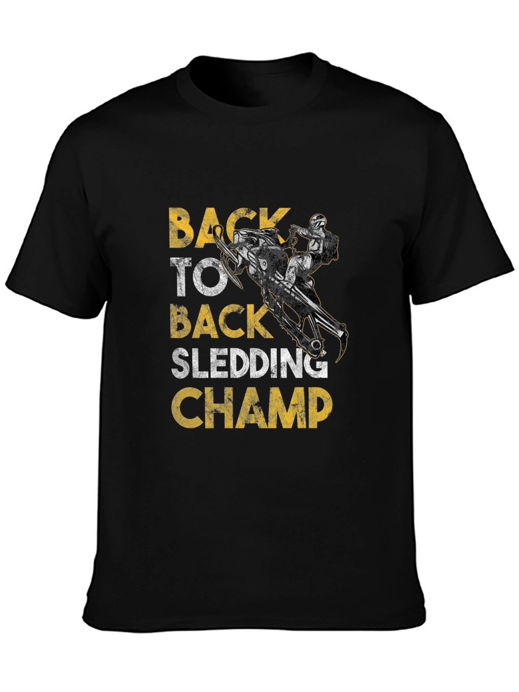 Back to Back Sledding Champ Graphic Tee