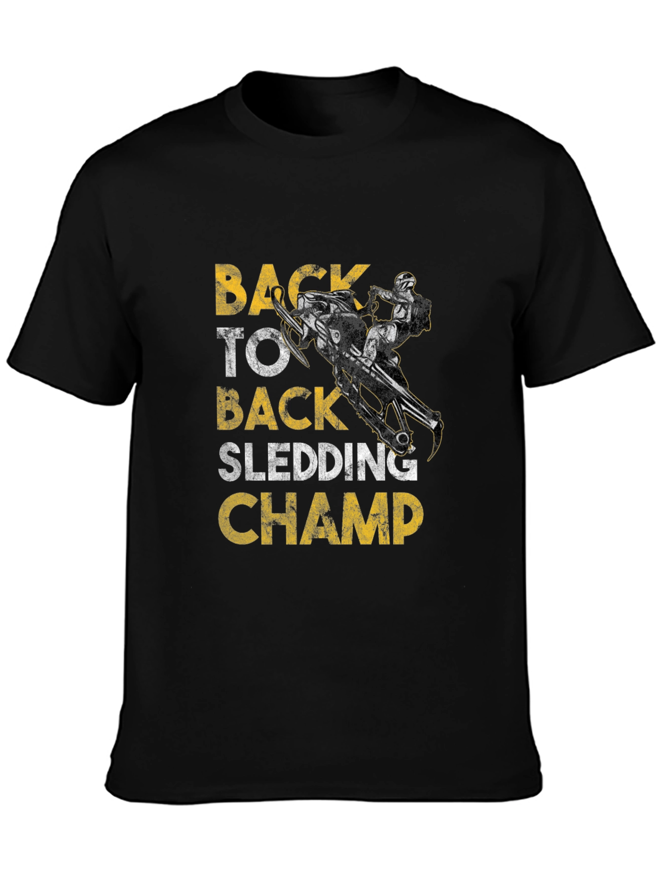 Back to Back Sledding Champ Graphic Tee