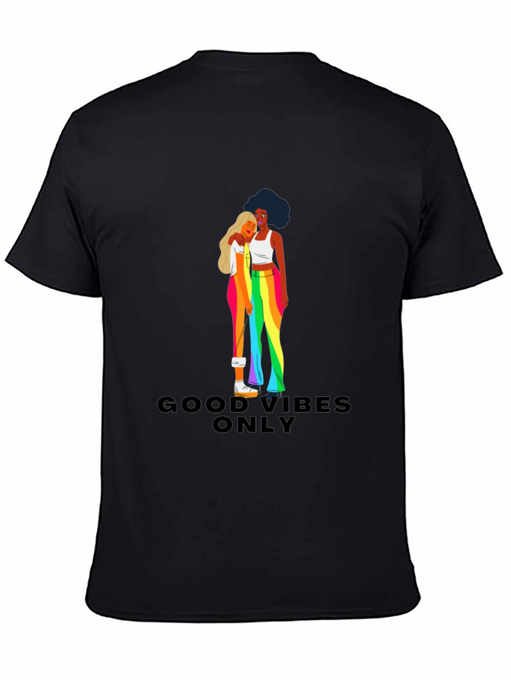 Good Vibes Only Pride Graphic Tee
