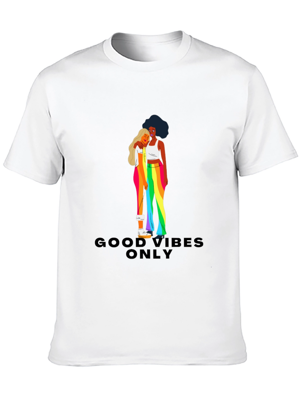 Good Vibes Only Pride Graphic Tee