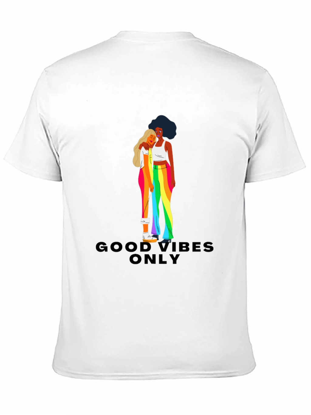 Good Vibes Only Pride Graphic Tee