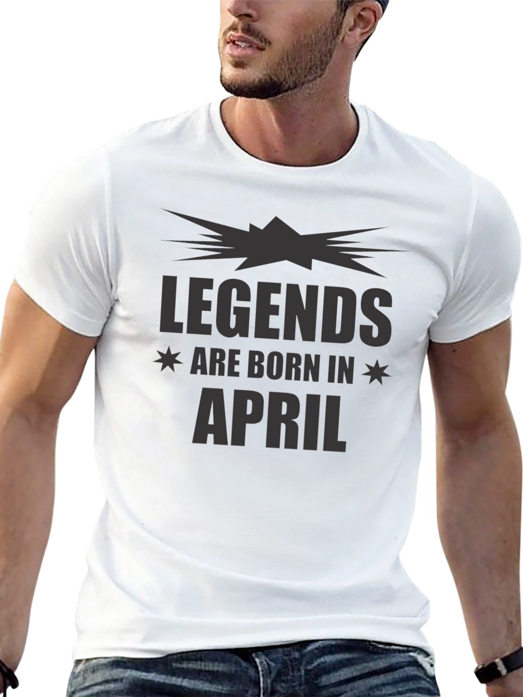 Legends Are Born In April T-Shirt