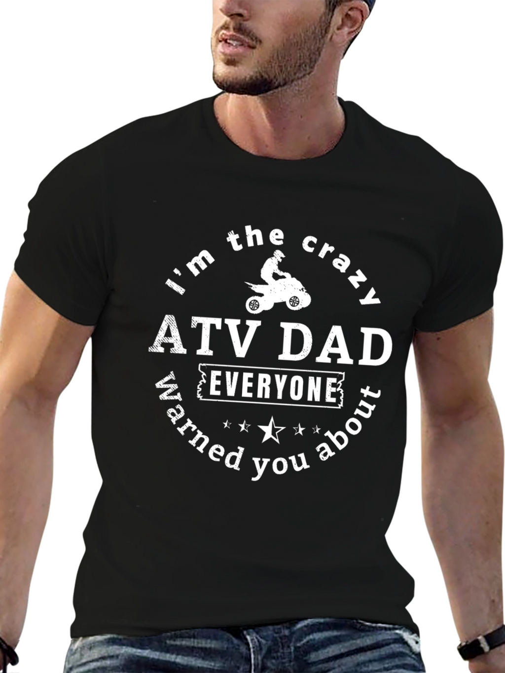Crazy ATV Dad Graphic Tee