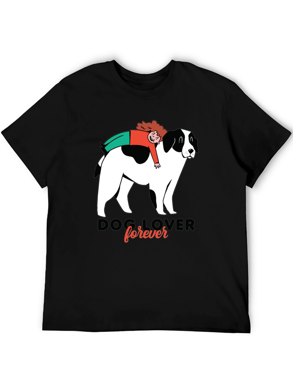 Dog Lover Graphic Tee - Unisex Black T-Shirt