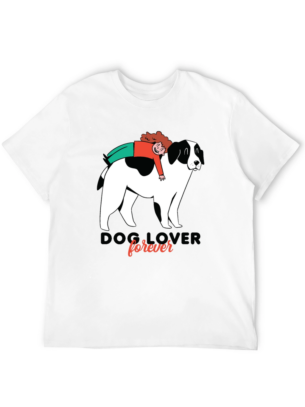 Dog Lover Graphic Tee - Unisex Black T-Shirt