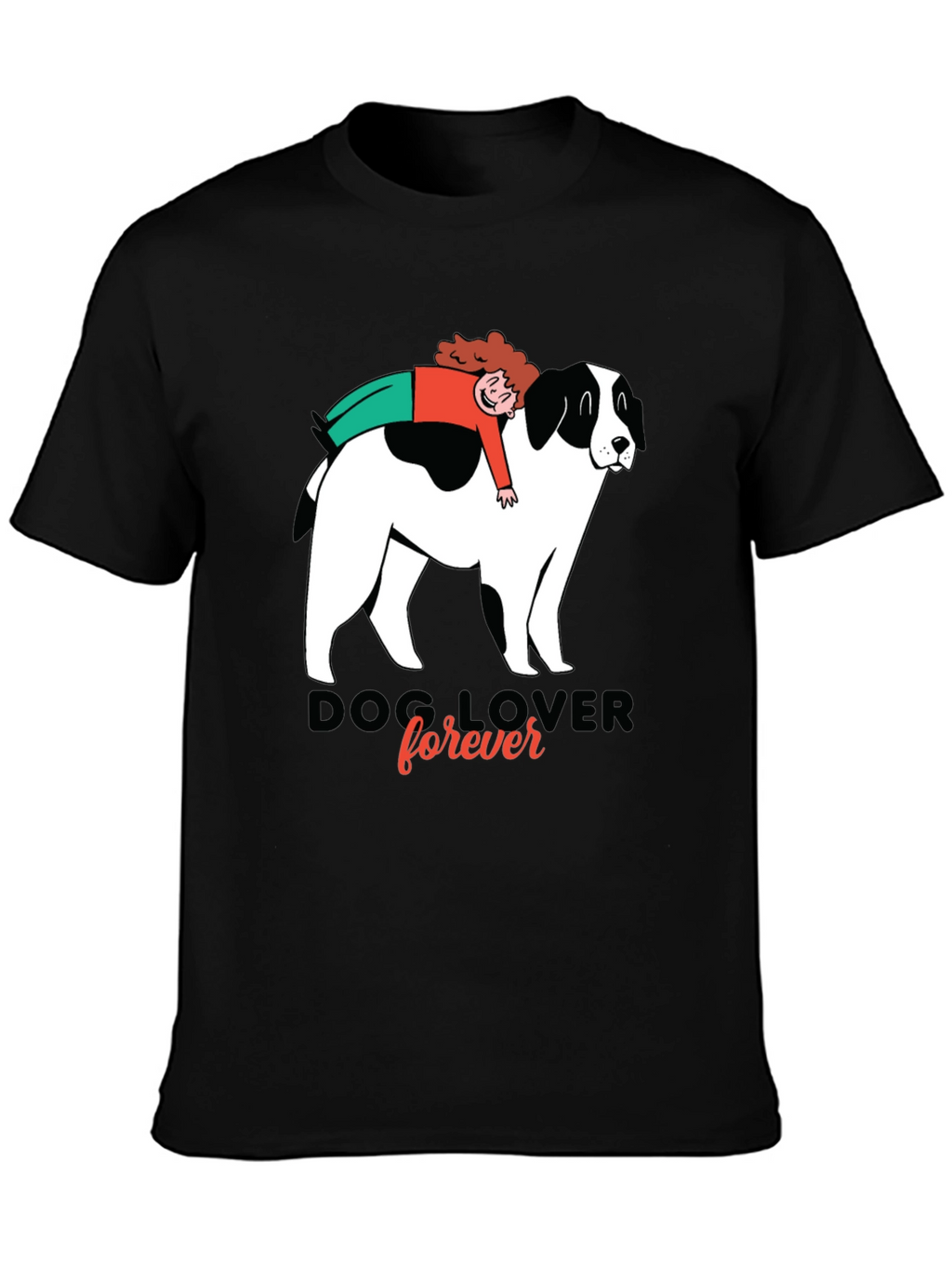 Dog Lover Graphic Tee - Unisex Black T-Shirt