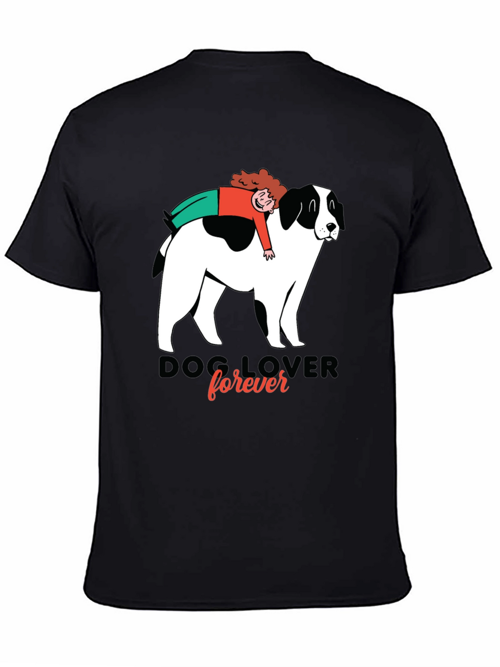 Dog Lover Graphic Tee - Unisex Black T-Shirt