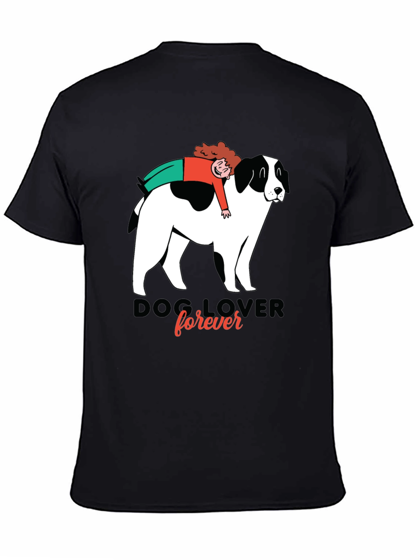 Dog Lover Graphic Tee - Unisex Black T-Shirt