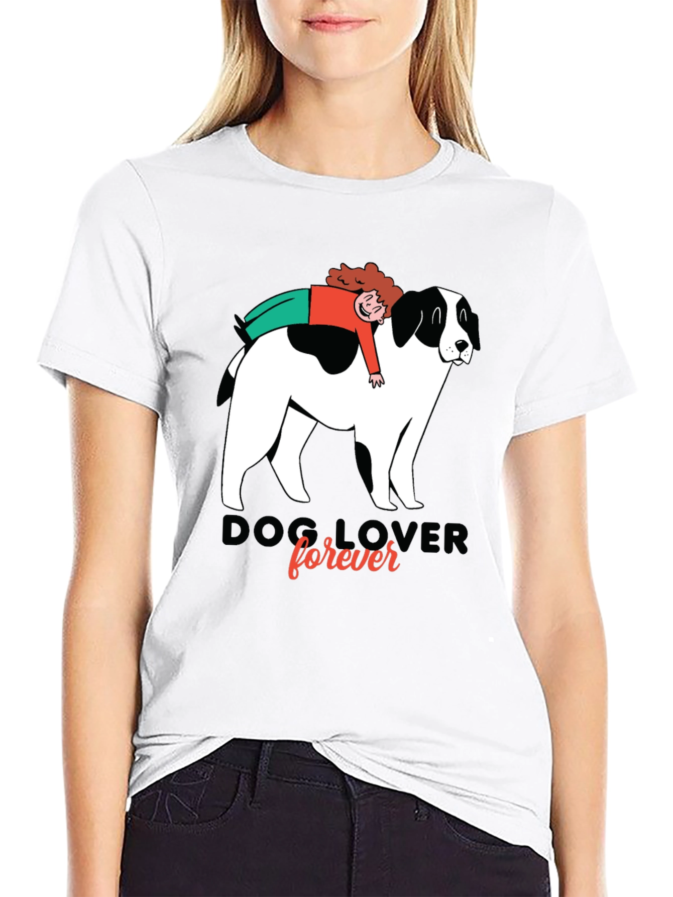 Dog Lover Graphic Tee - Unisex Black T-Shirt