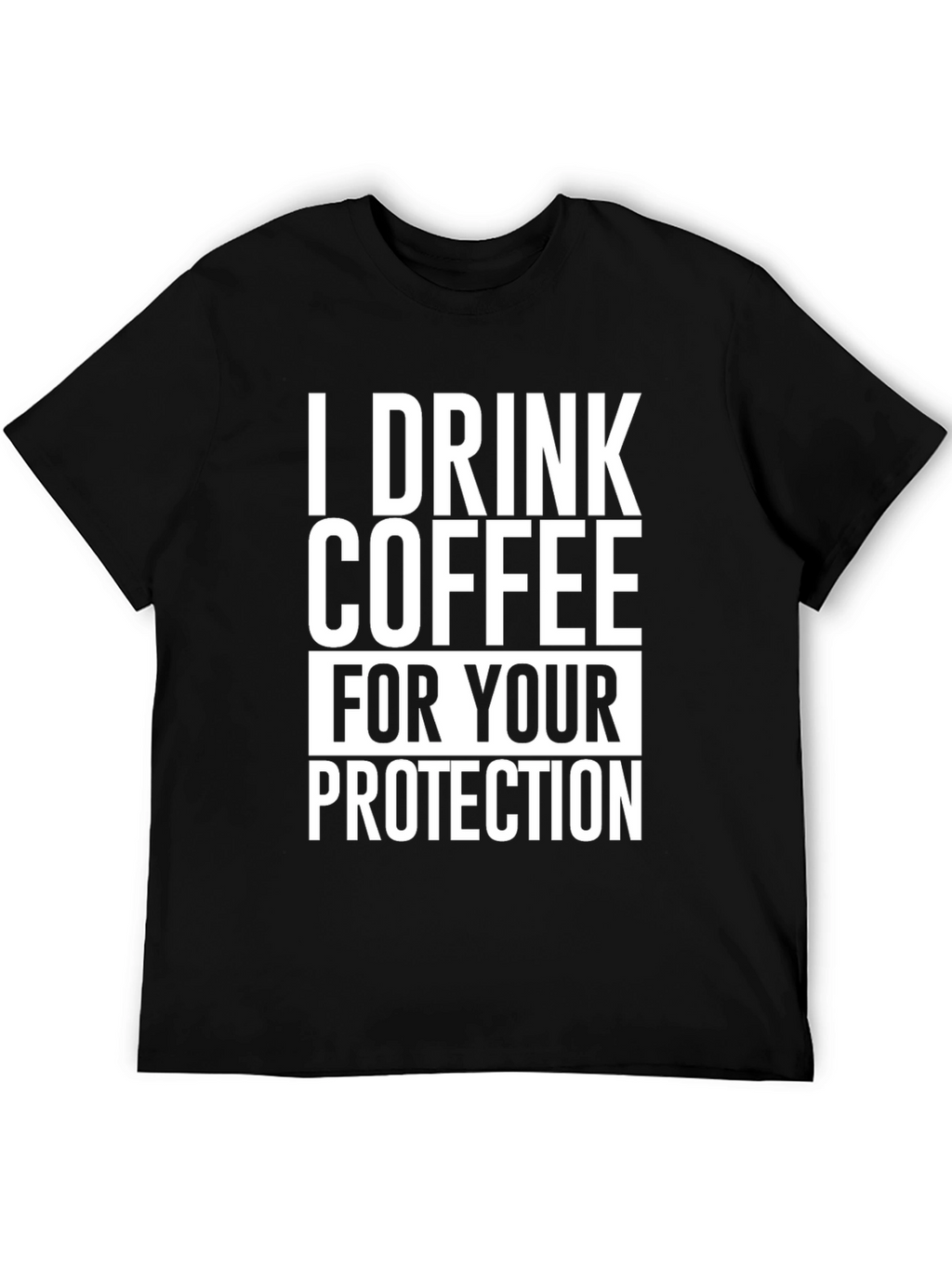 Coffee Drinker Protection Graphic T-Shirt