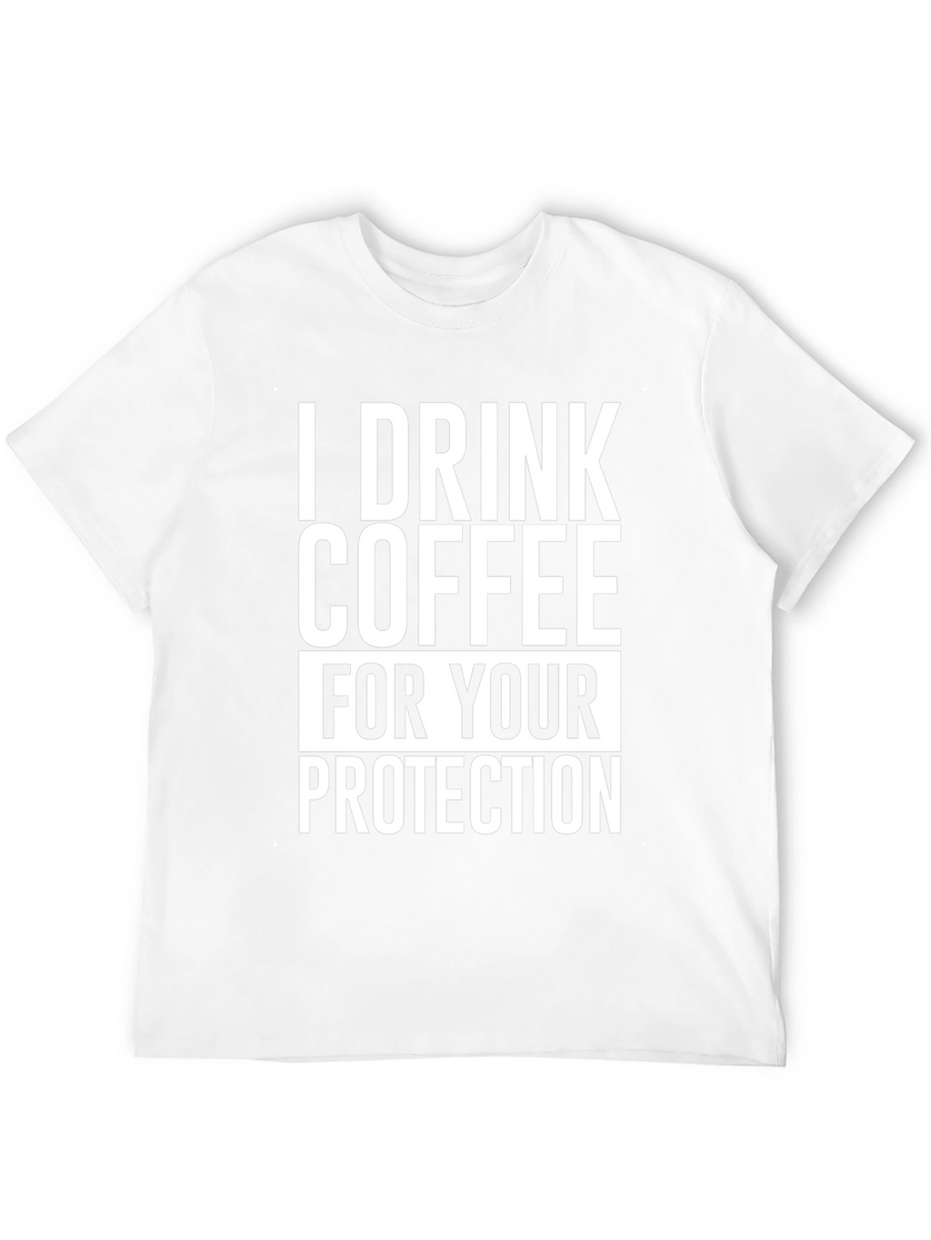 Coffee Drinker Protection Graphic T-Shirt