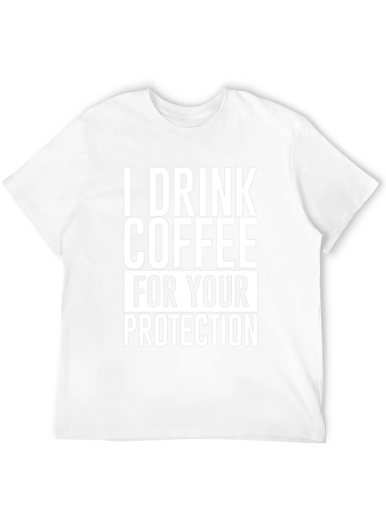 Coffee Drinker Protection Graphic T-Shirt