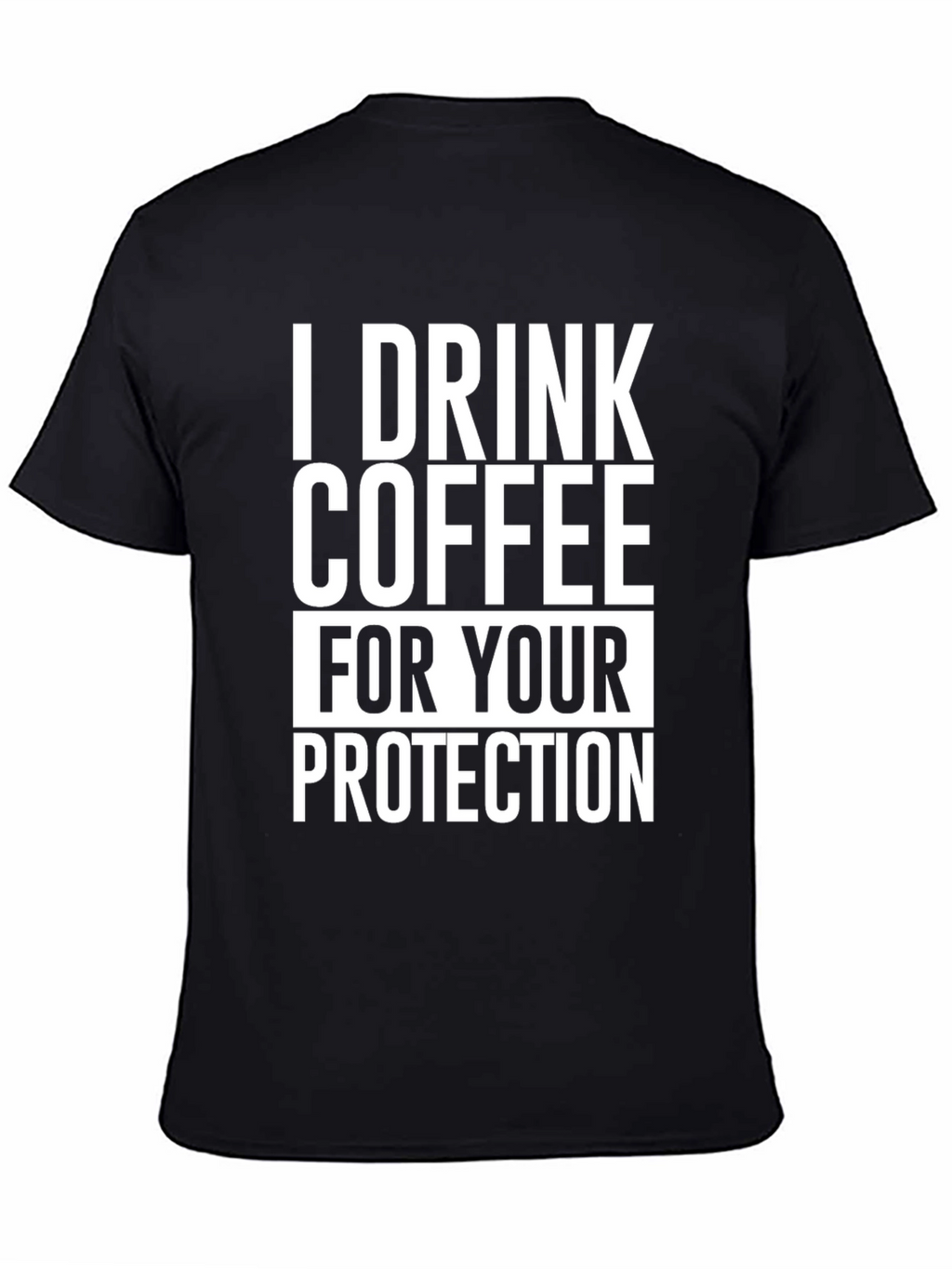 Coffee Drinker Protection Graphic T-Shirt
