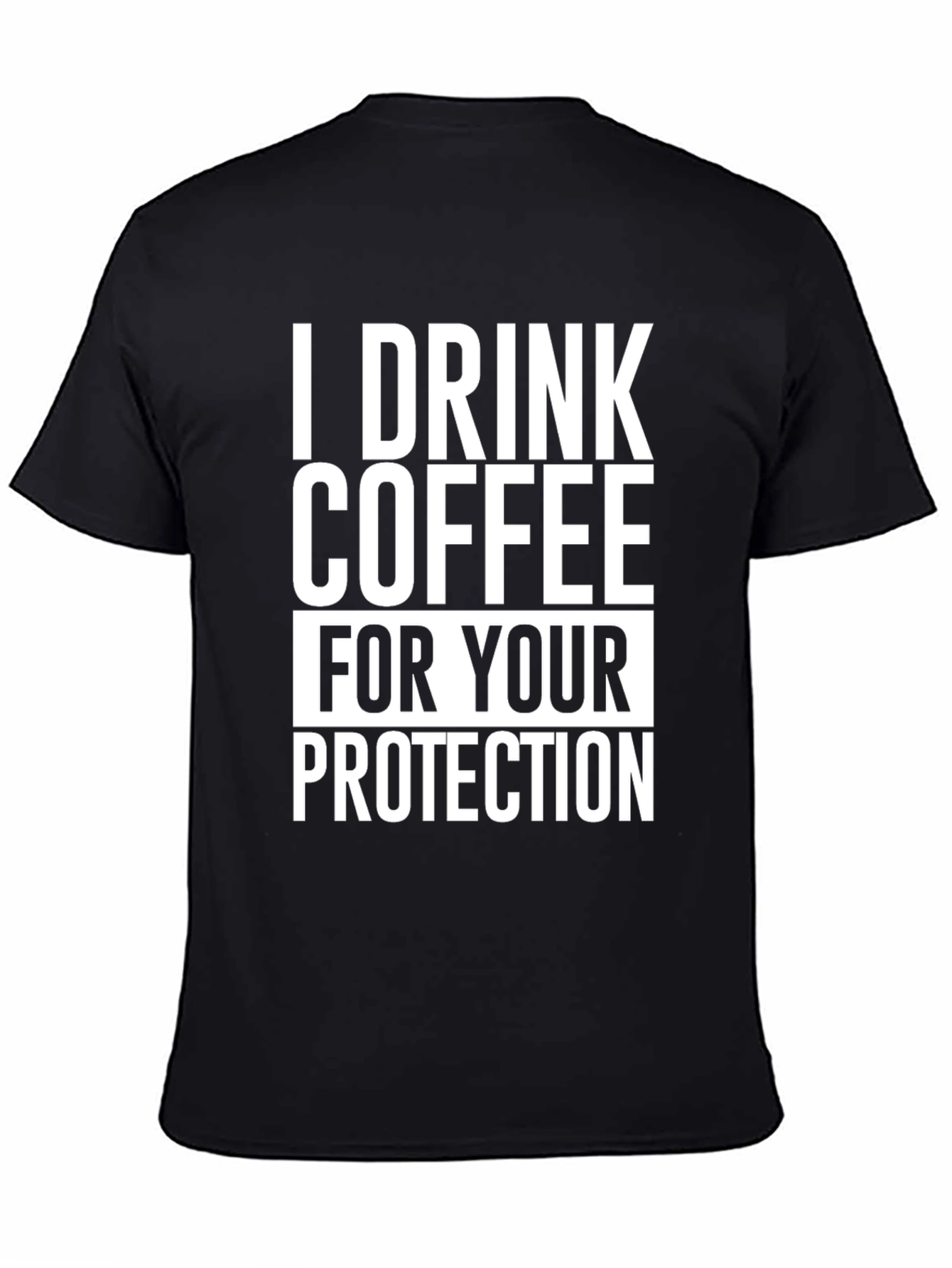 Coffee Drinker Protection Graphic T-Shirt