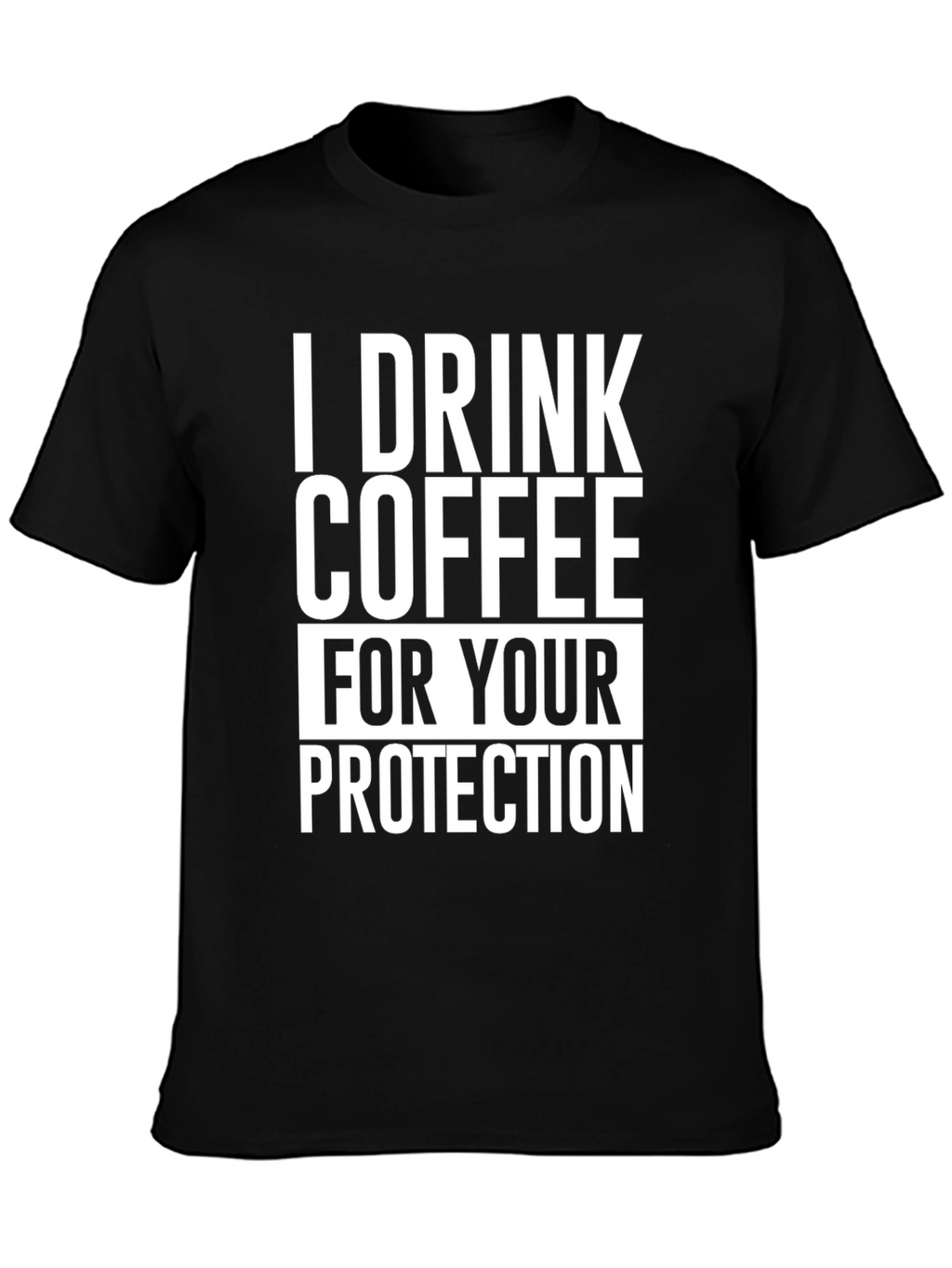 Coffee Drinker Protection Graphic T-Shirt
