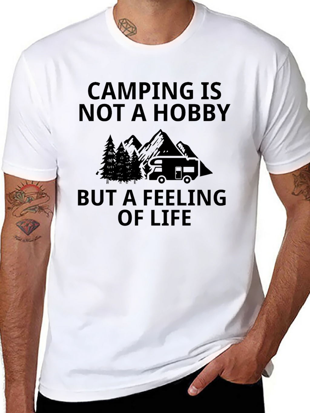 Camping is Not a Hobby - T-Shirt