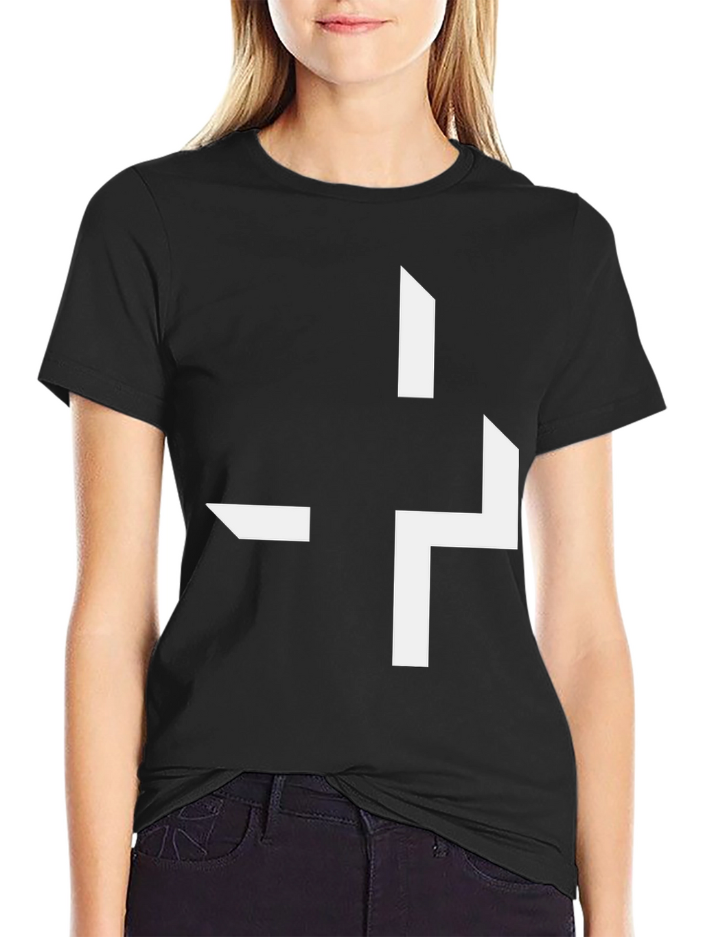 Abstract Geometric Tee - Modern Graphic Shirt
