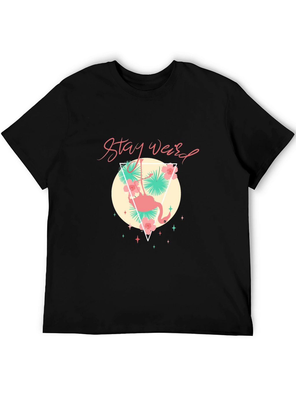 Stay Weird Flamingo Graphic Tee