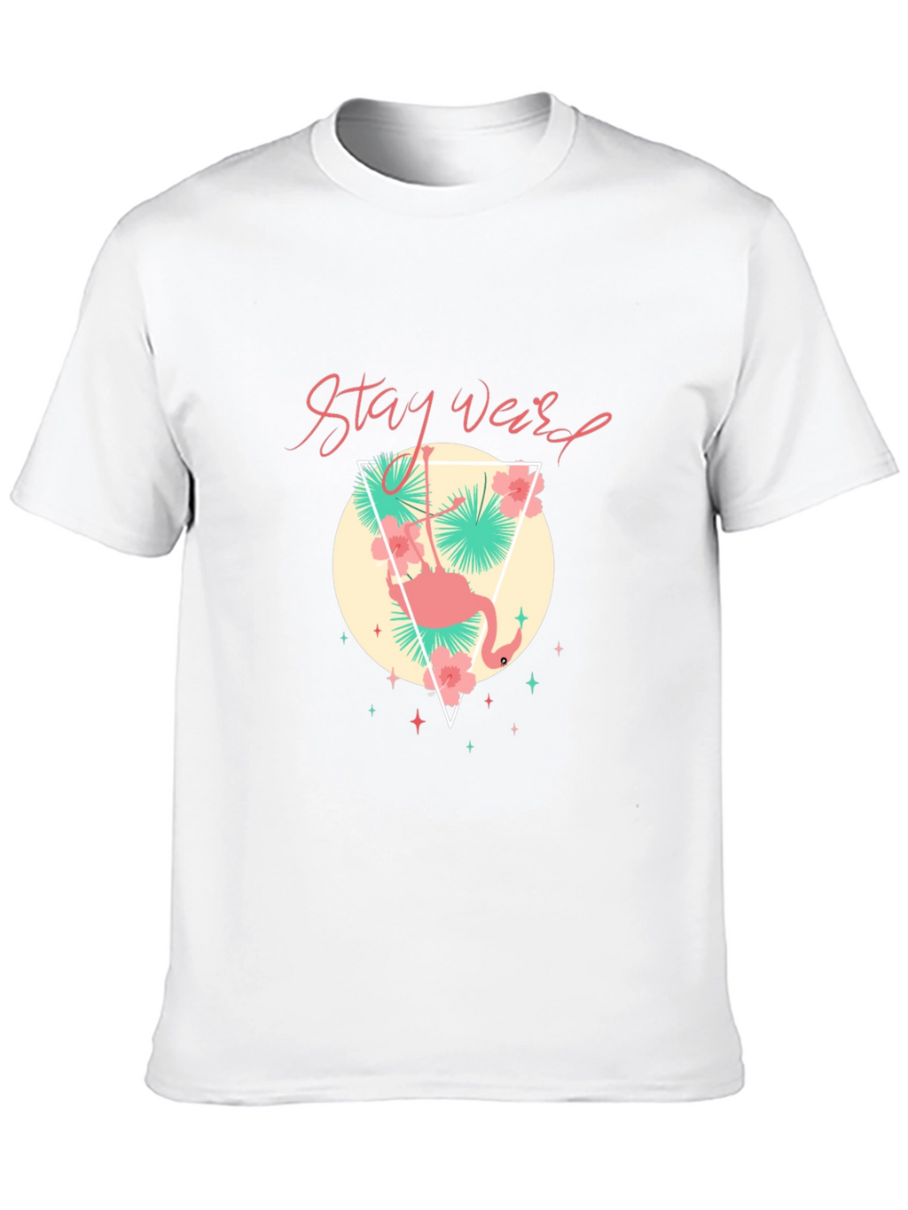 Stay Weird Flamingo Graphic Tee